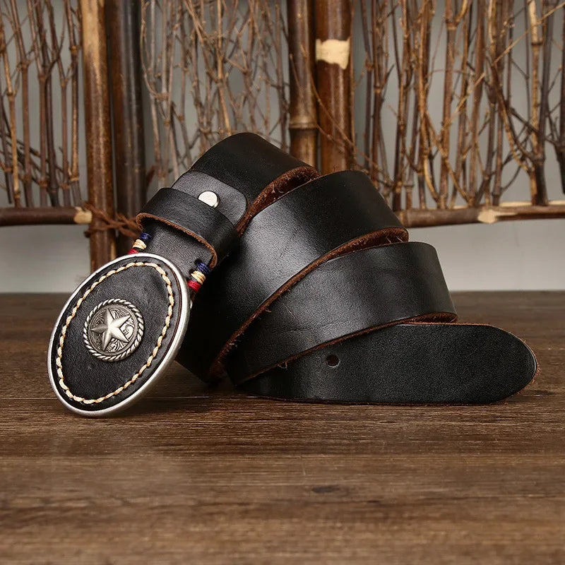 Rustler Cowhide Belt