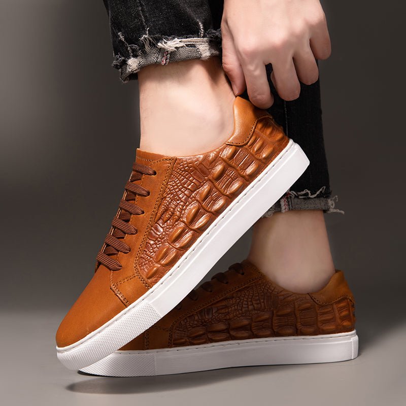 Gatorra Leather Sneakers - By Qivii