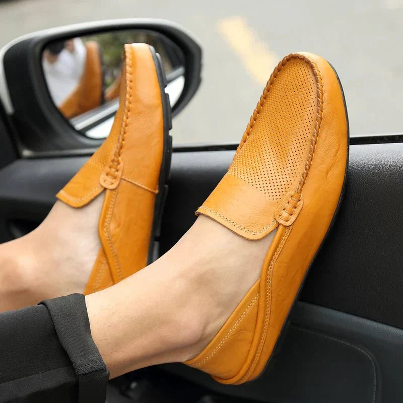 Aero Leather Loafers - By Qivii