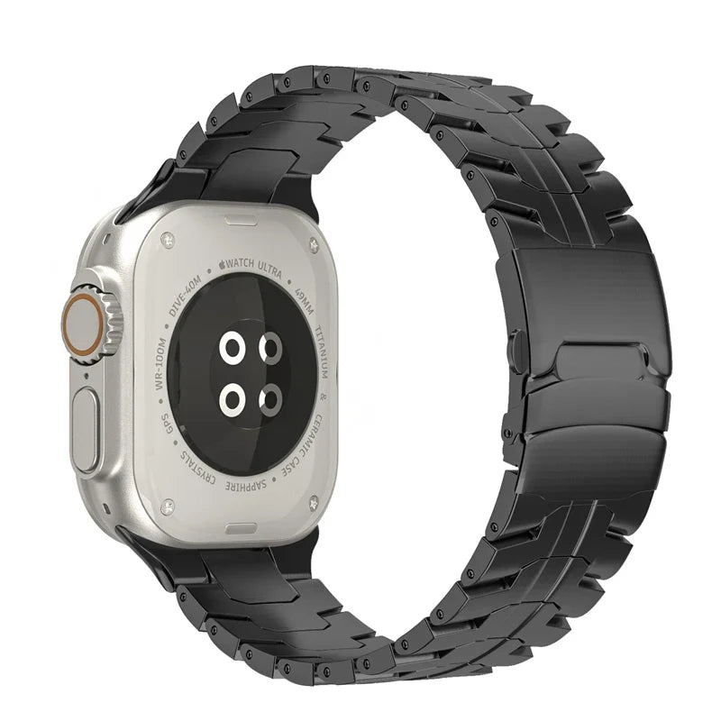 Sterling Steel Apple Watch Band