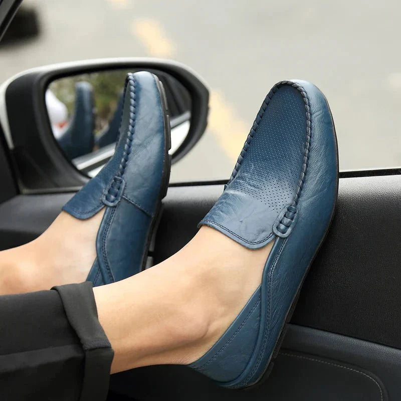 Aero Leather Loafers - By Qivii