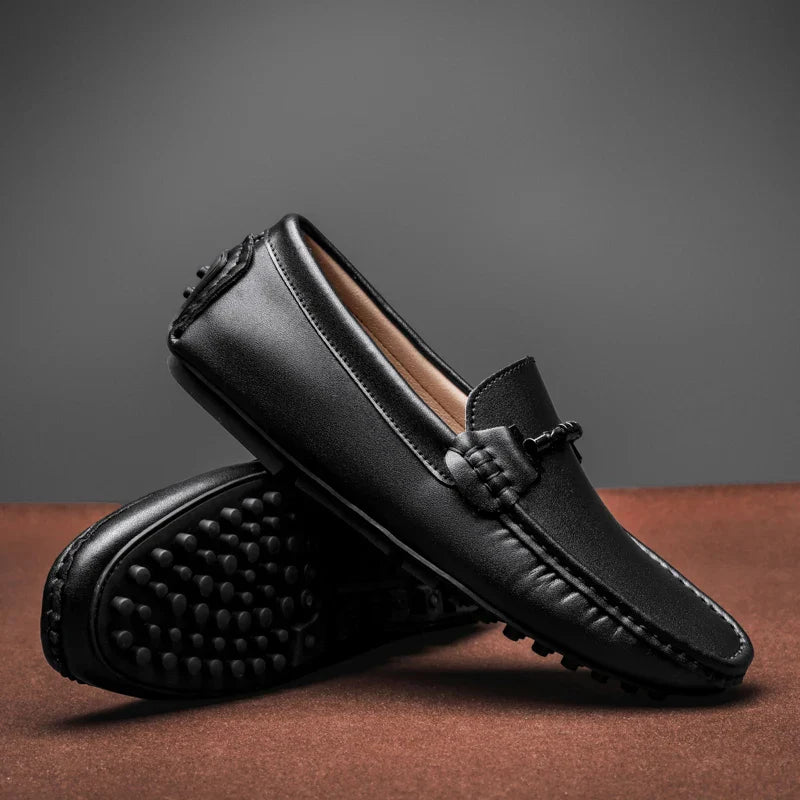 Milano Leather Loafers - By Qivii