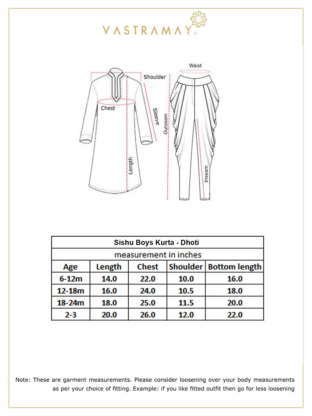 VASTRAMAY Boys' Green Brocade Kurta Dhoti Set - qivii