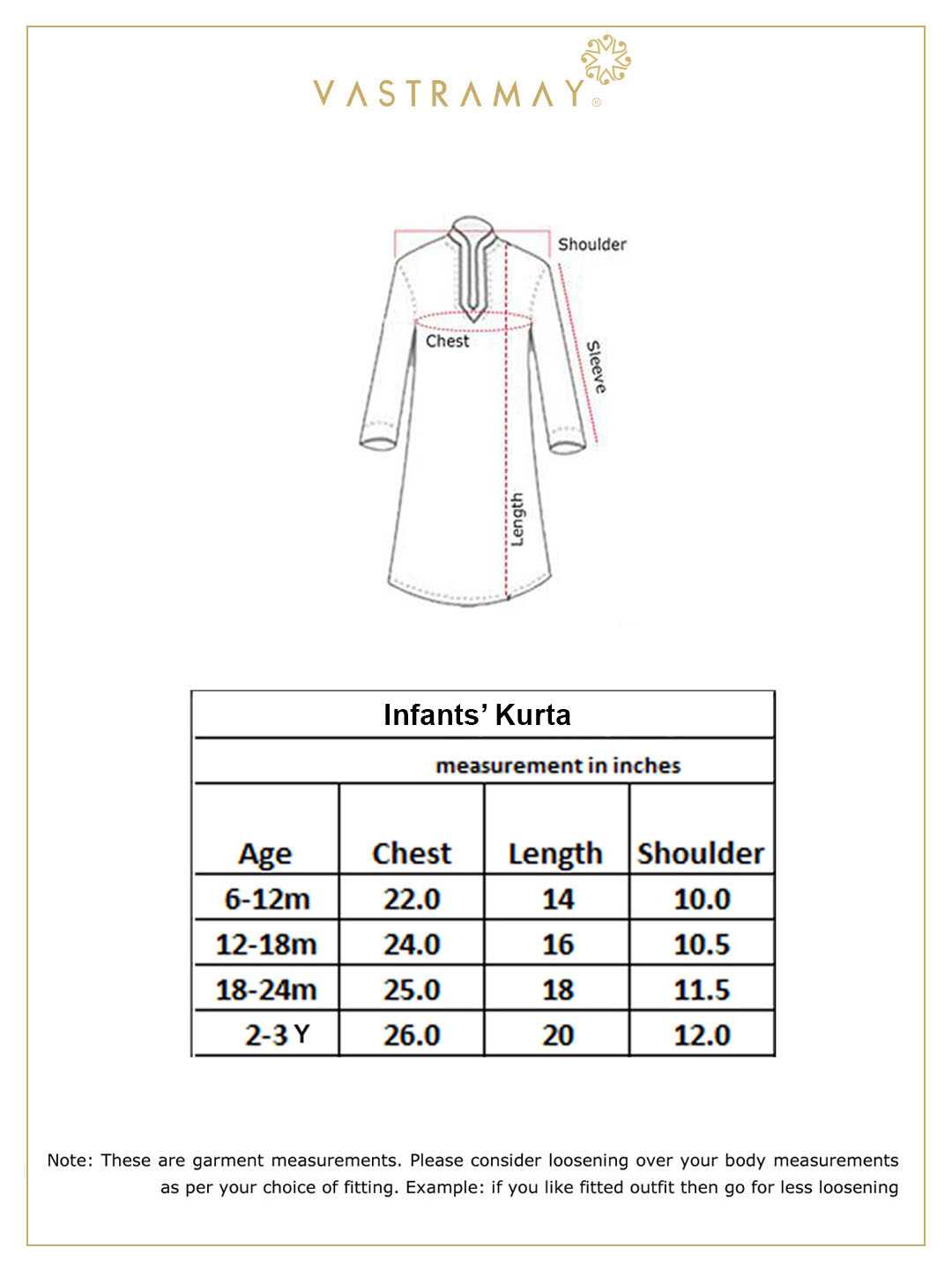 VASTRAMAY Boy's Yellow Kurta - qivii