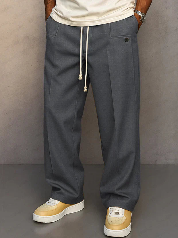 Sur™ | Elegante broek met verstelbare koord - By Qivii