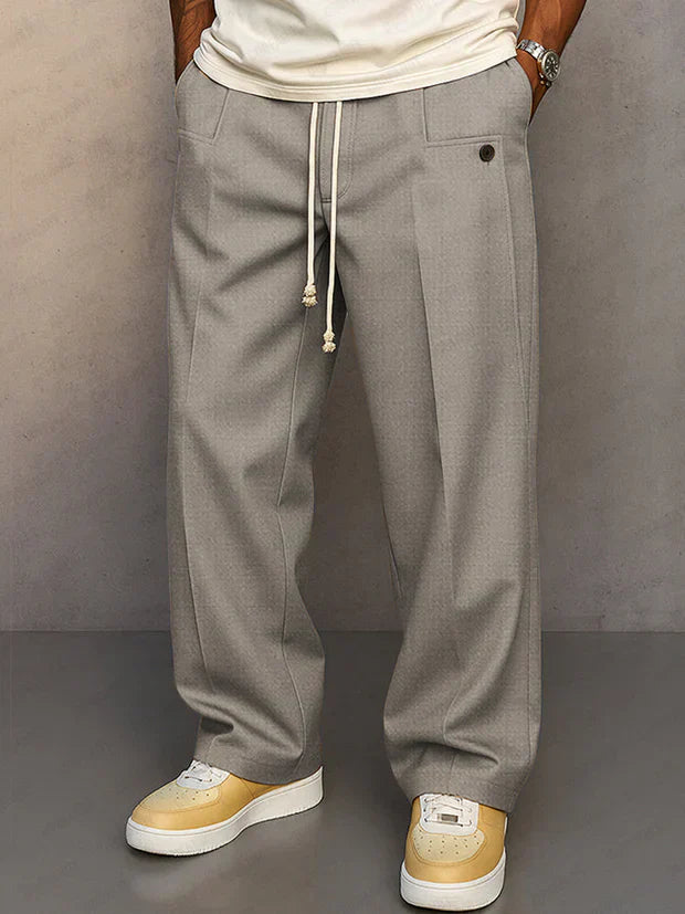 Sur™ | Elegante broek met verstelbare koord - By Qivii