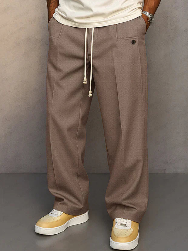 Sur™ | Elegante broek met verstelbare koord - By Qivii