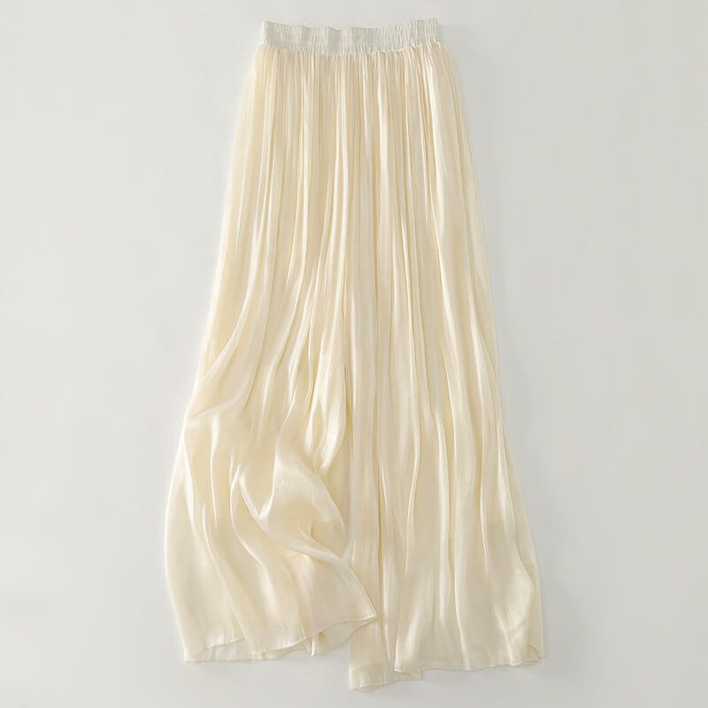 Olivetta Casual Serena Satin Pants - By Qivii