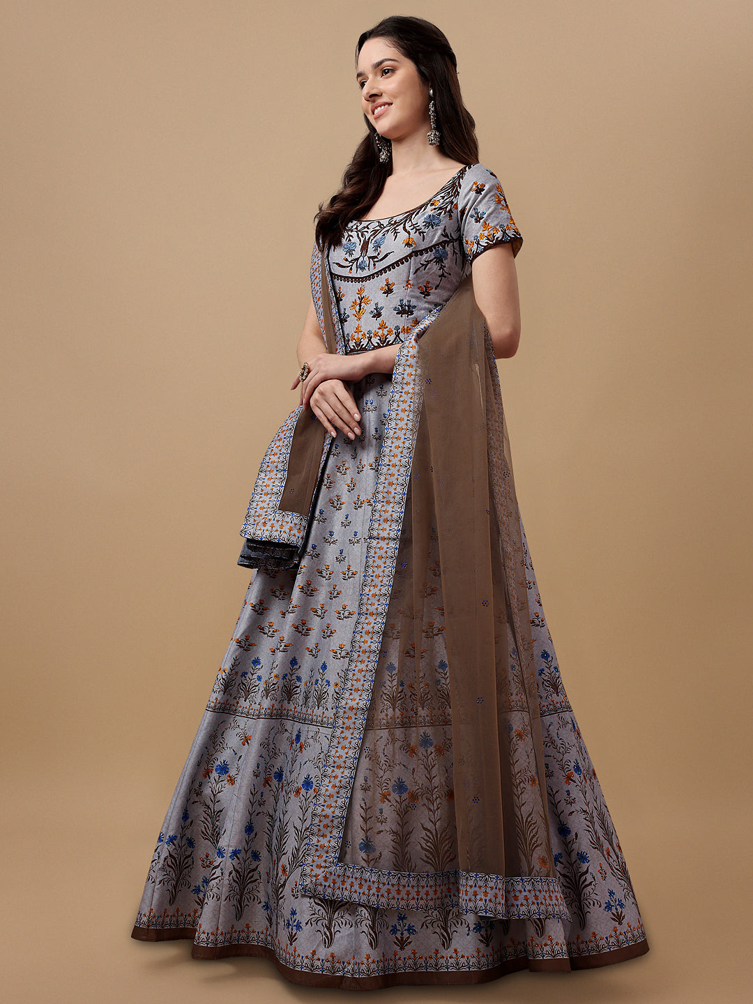 Cosmic Splendor: A Long Gown for the Starry-Eyed Dreamer - qivii