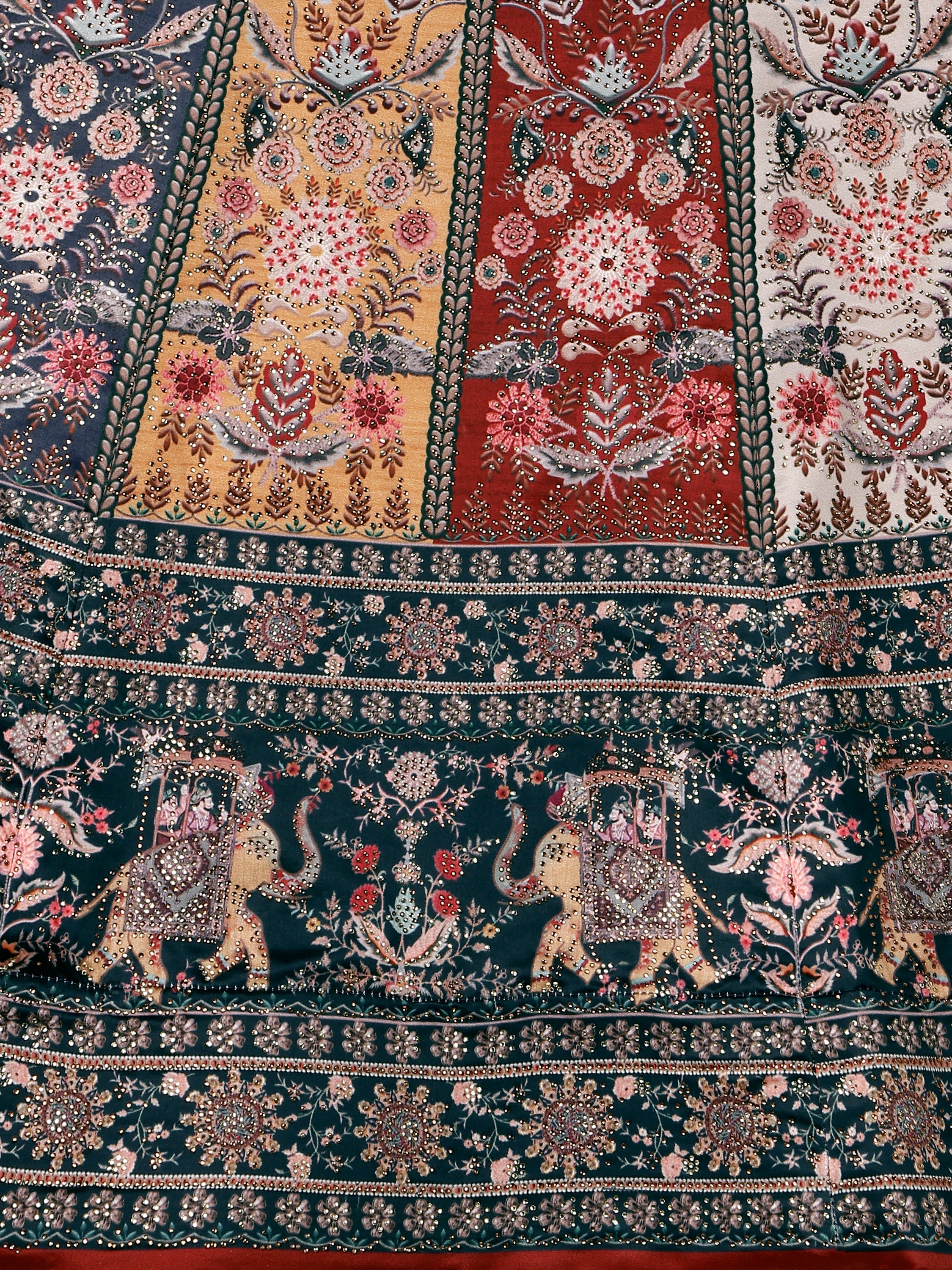 Crystal Radiance: Swarovski Designer Lehengas for Bridal Elegance - qivii