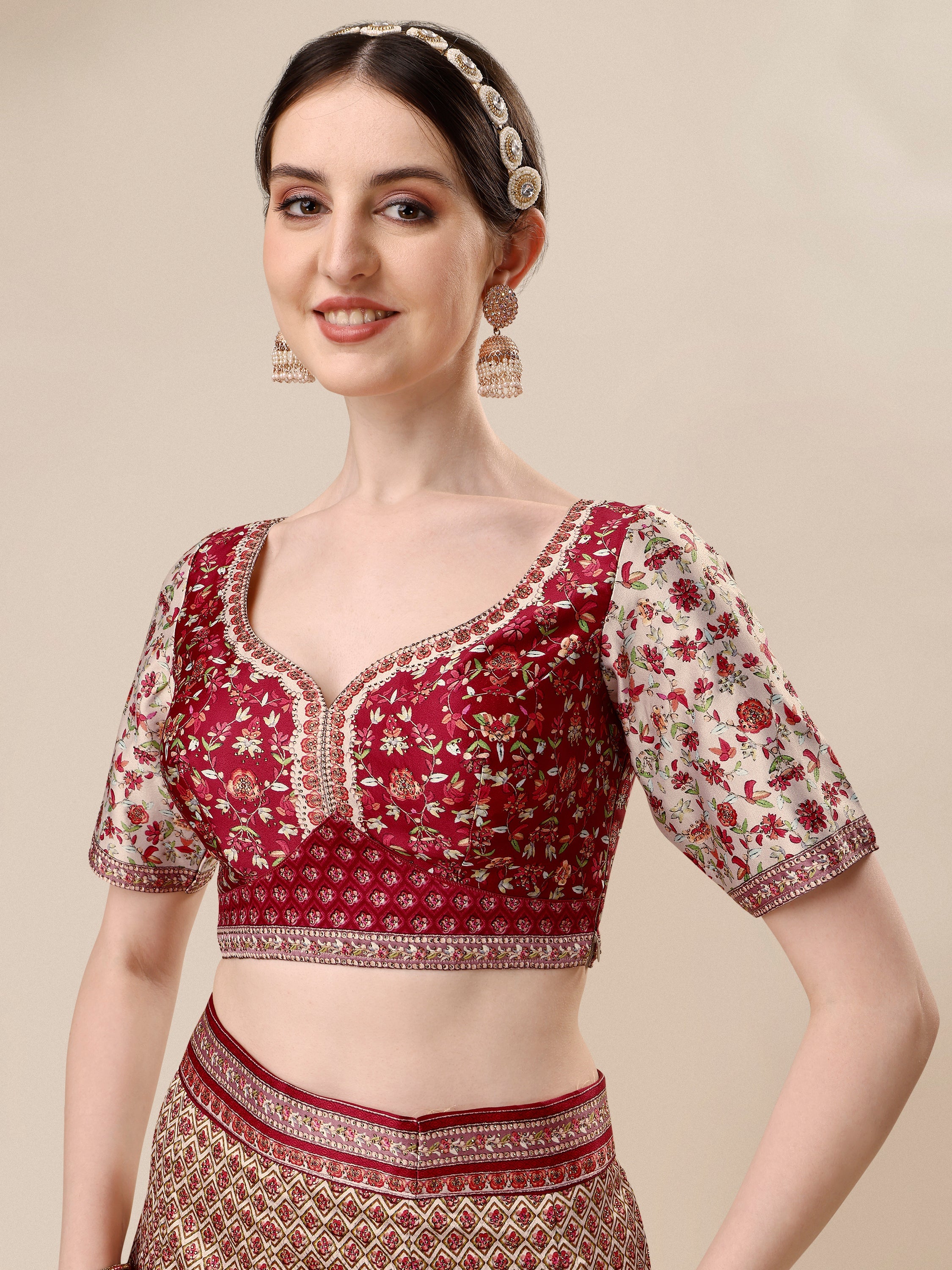 Crystal Elegance: Swarovski Designer Lehengas for Bridal Bliss and Semi-Bridal Glamour - qivii