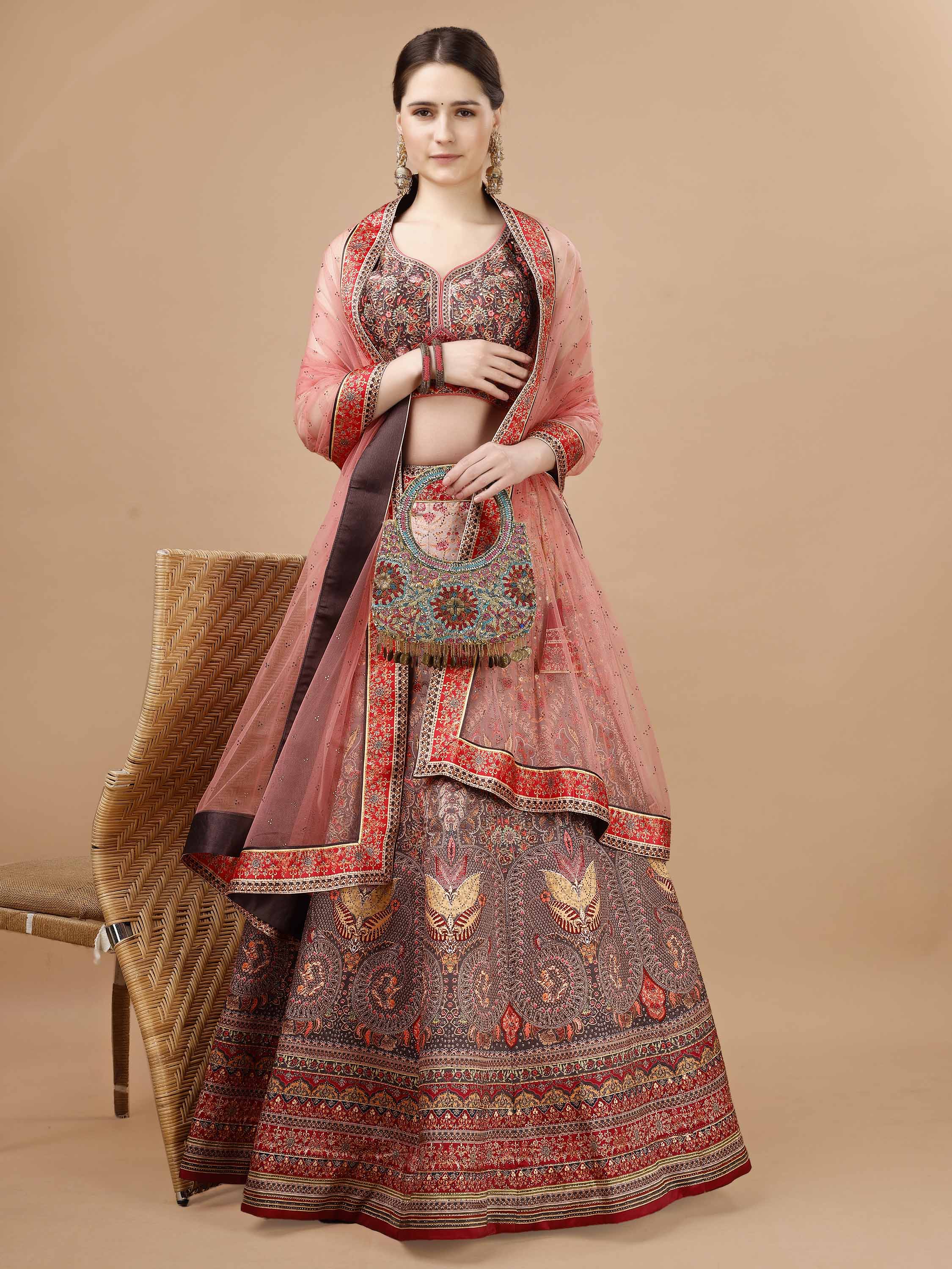 Glamour Brilliance: Swarovski Designer Lehengas for Every Occasion - qivii