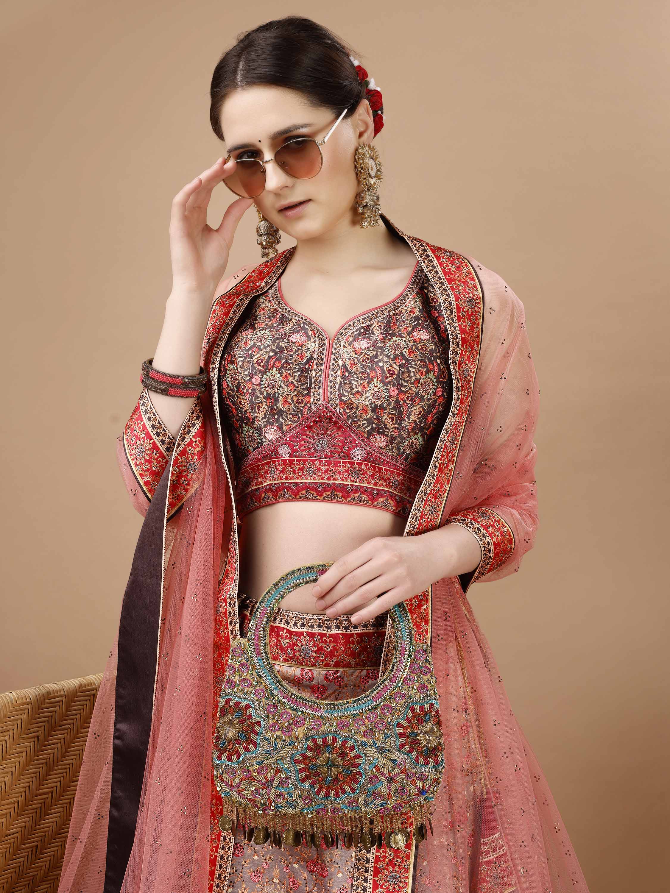 Glamour Brilliance: Swarovski Designer Lehengas for Every Occasion - qivii