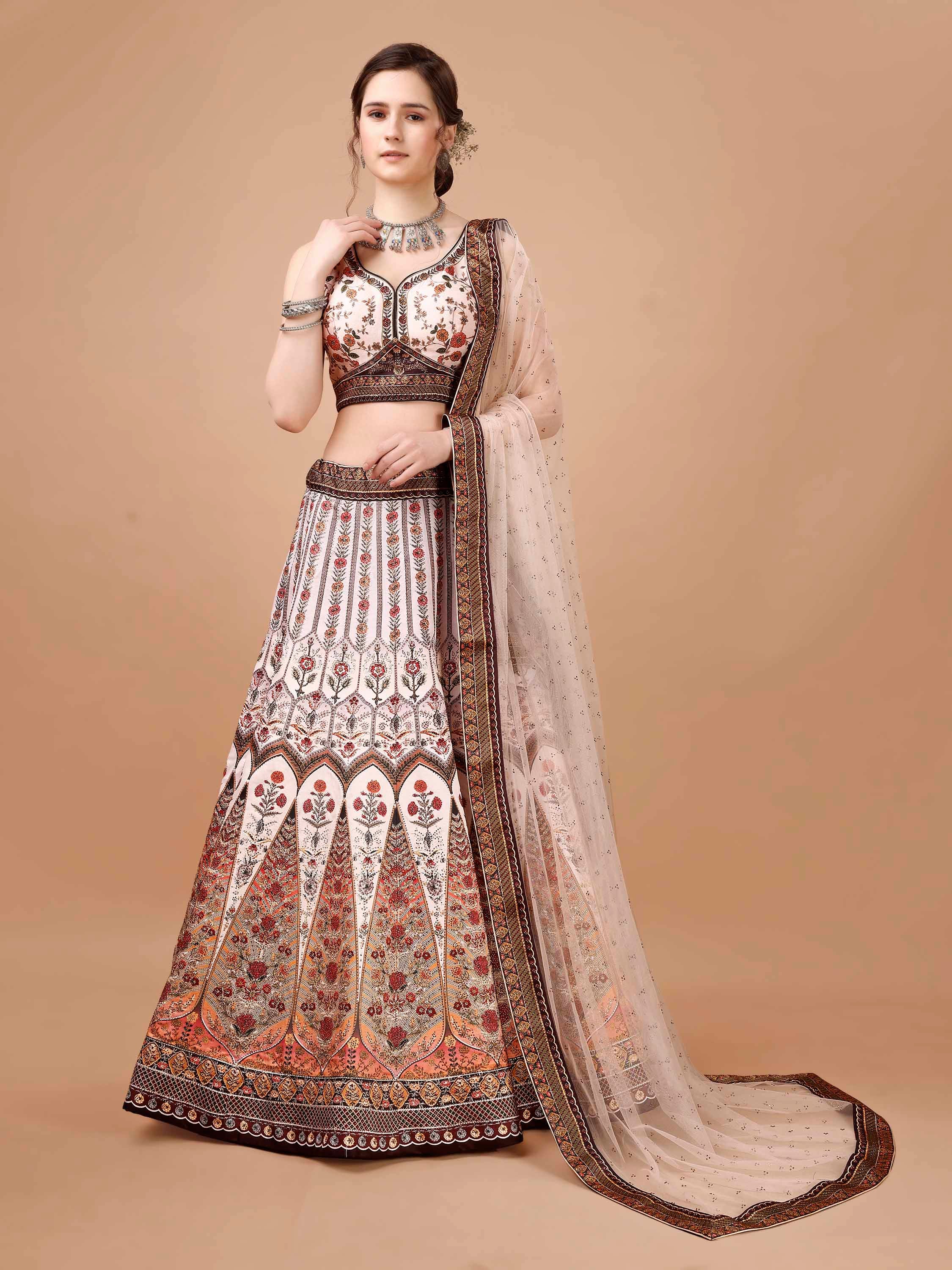 Sparkle and Shine: Swarovski Designer Lehengas for Every Occasion - qivii