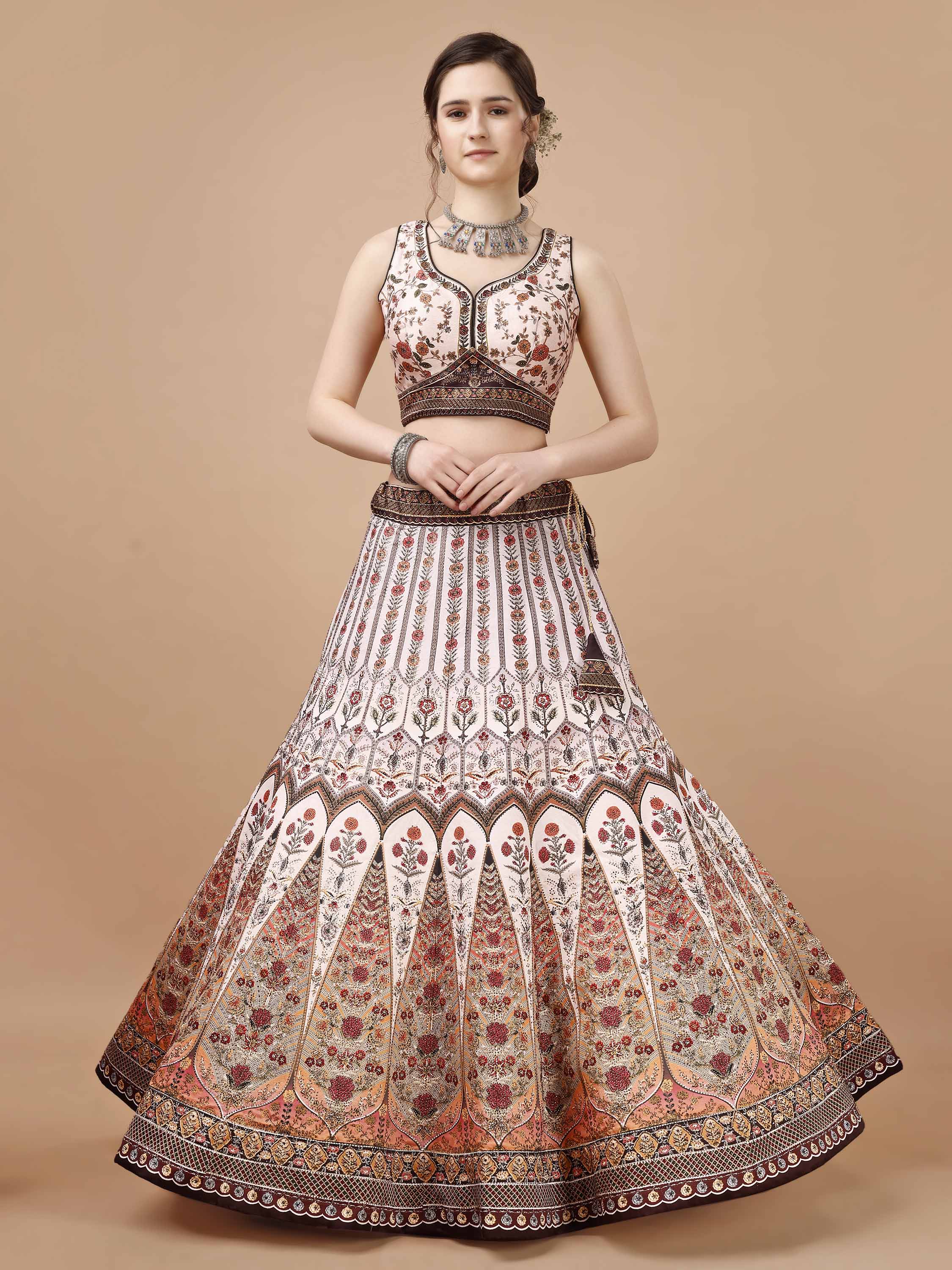 Sparkle and Shine: Swarovski Designer Lehengas for Every Occasion - qivii