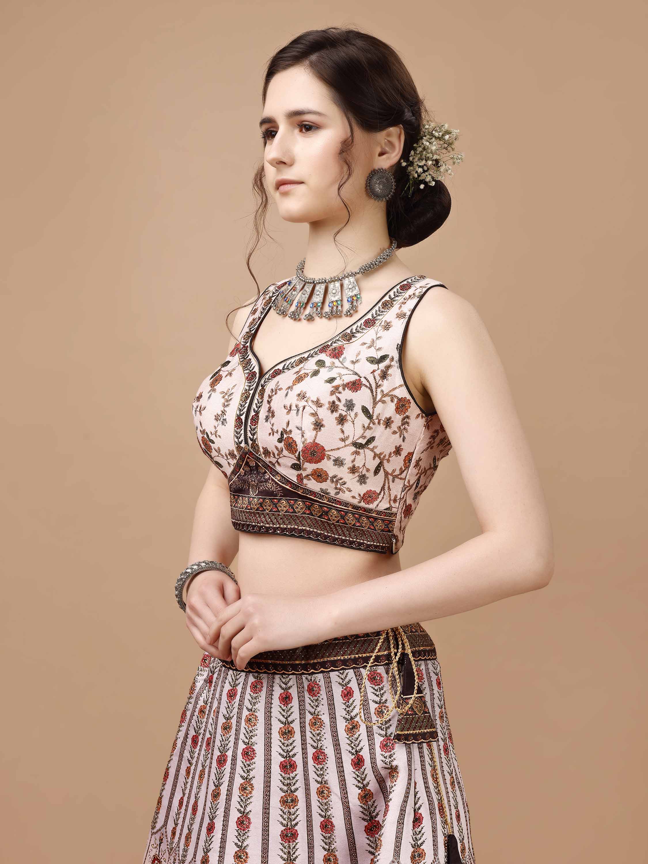 Sparkle and Shine: Swarovski Designer Lehengas for Every Occasion - qivii