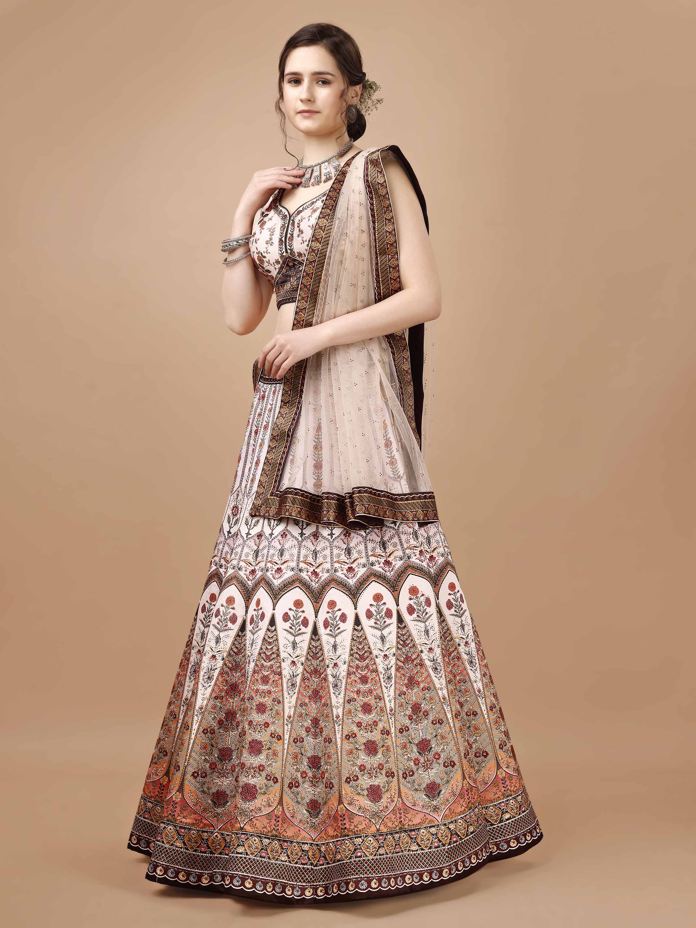 Sparkle and Shine: Swarovski Designer Lehengas for Every Occasion - qivii