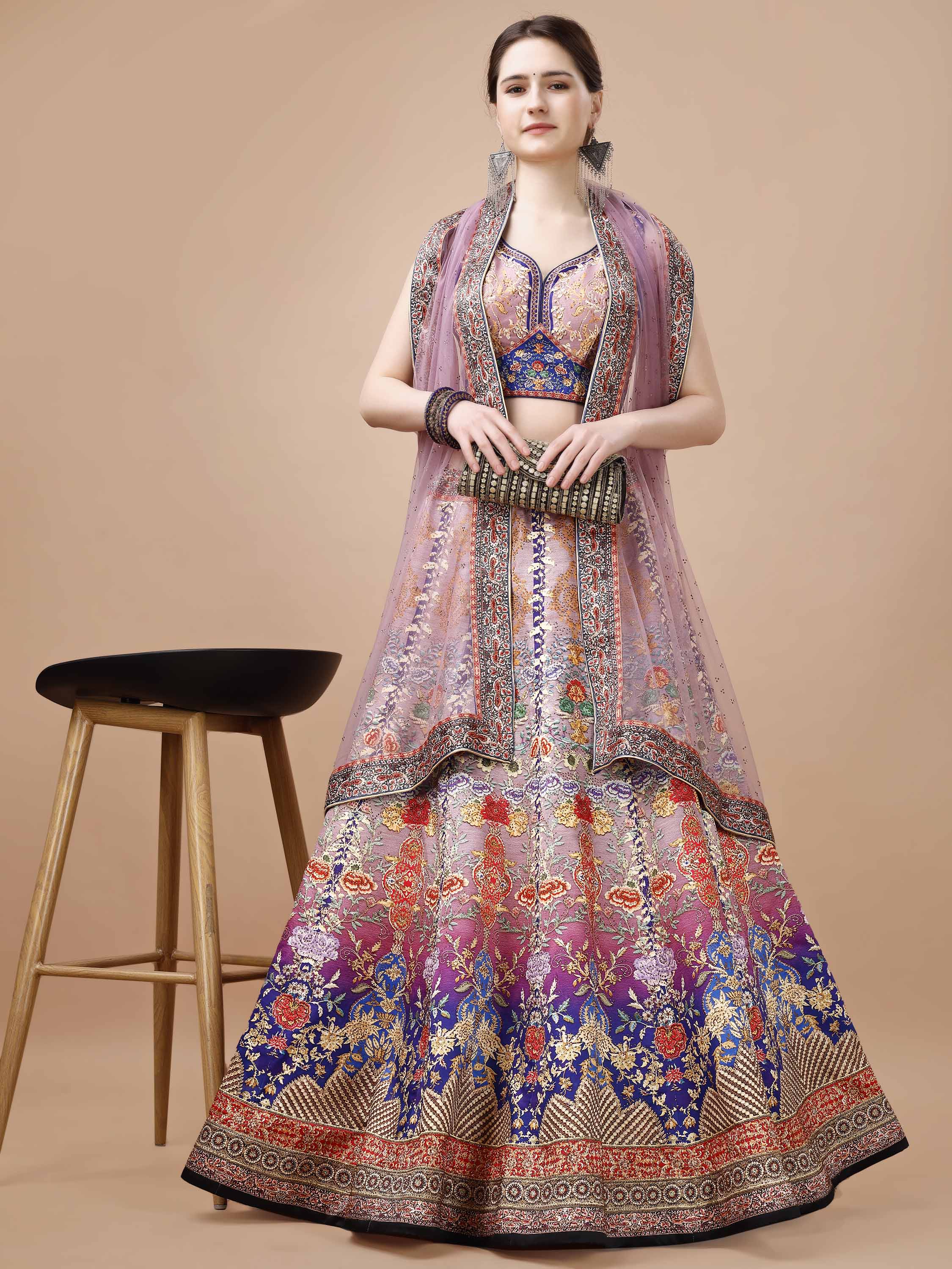Glimmering Elegance: Swarovski Designer Lehenga Collection for Every Occasion - qivii