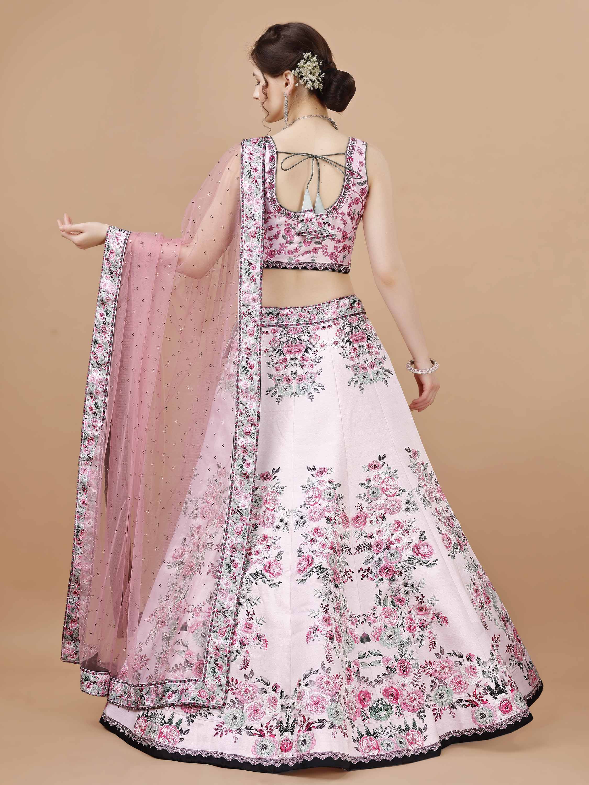 Glimmering Elegance: Swarovski Designer Lehengas for Every Occasion - qivii