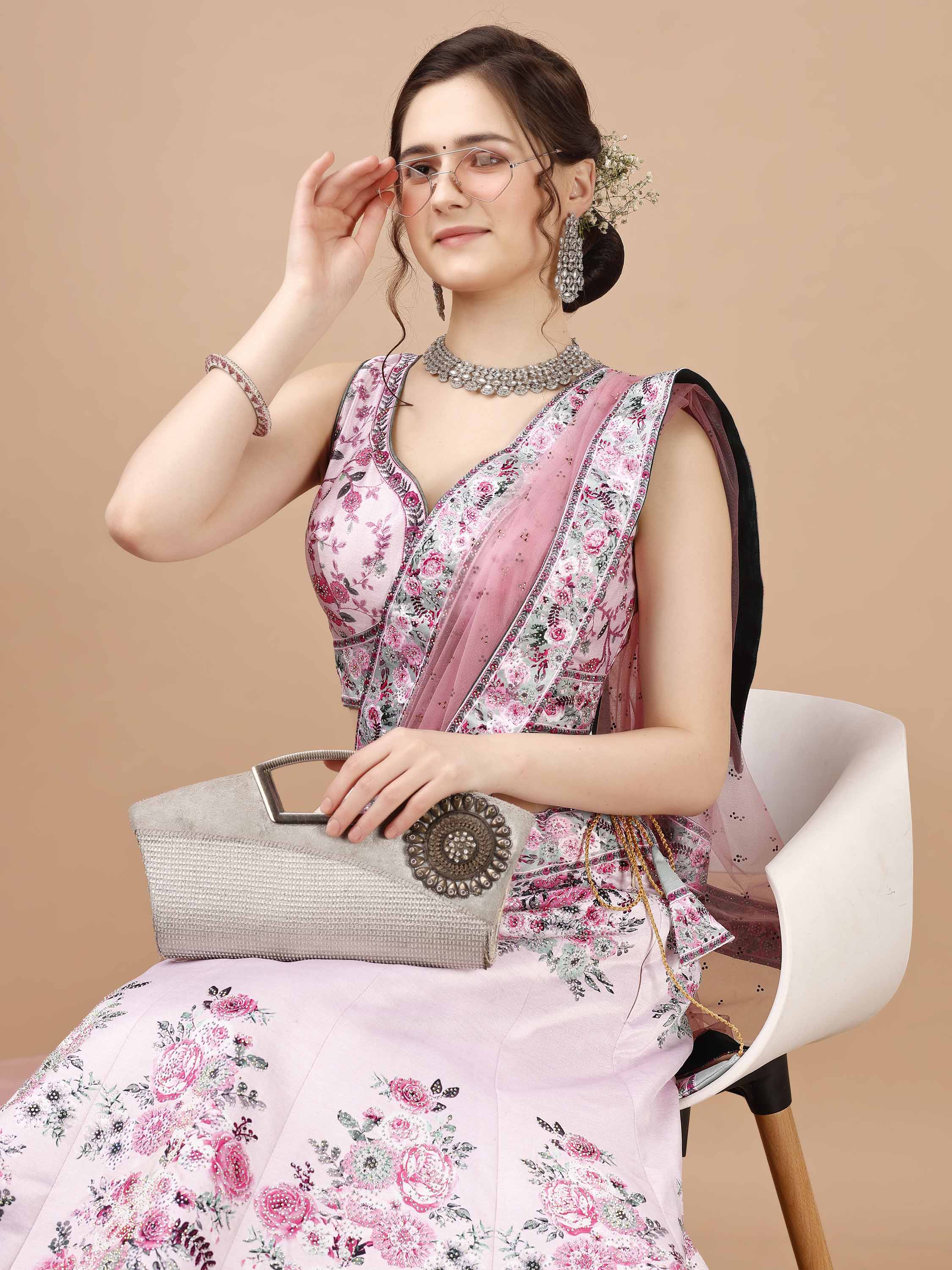 Glimmering Elegance: Swarovski Designer Lehengas for Every Occasion - qivii