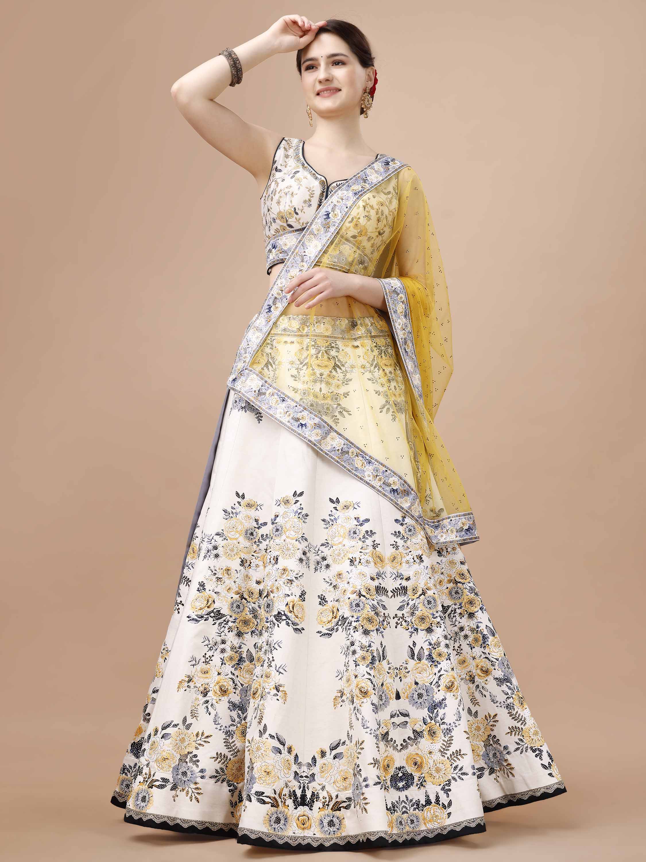 Radiant Elegance: Swarovski-Embellished Lehengas for Every Celebration - qivii