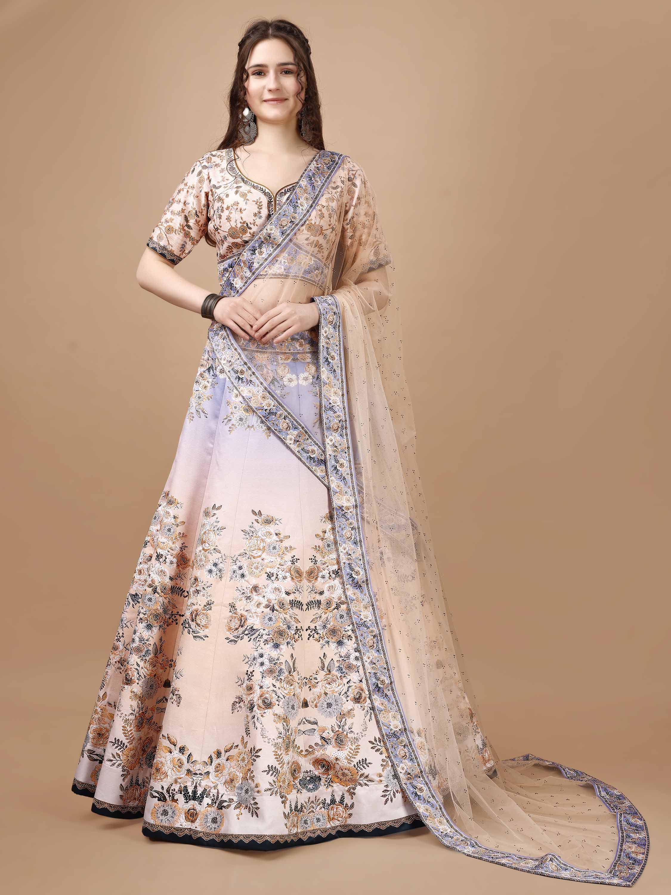 Radiant Elegance: Swarovski Designer Lehenga Collection for Every Occasion - qivii