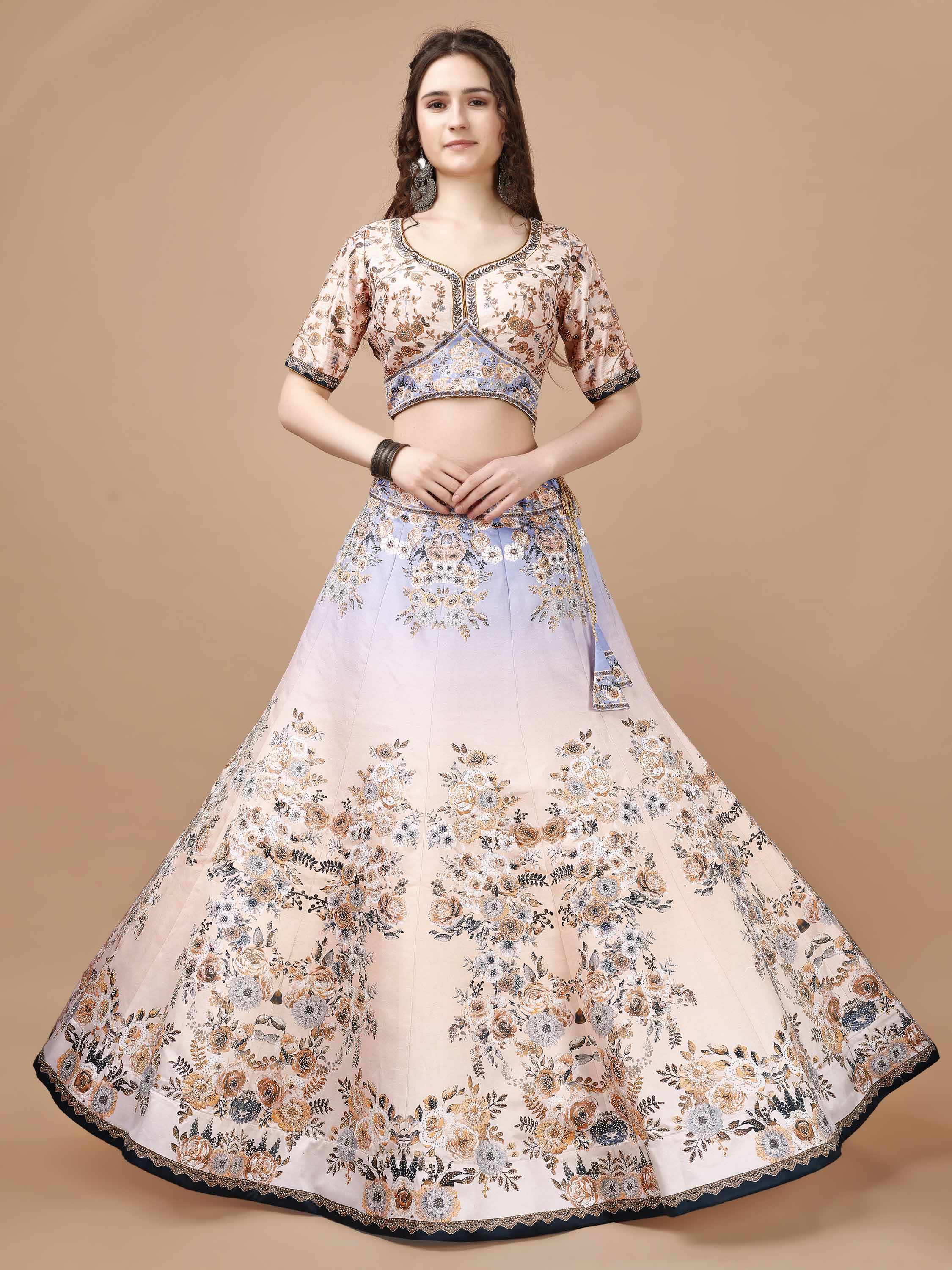 Radiant Elegance: Swarovski Designer Lehenga Collection for Every Occasion - qivii