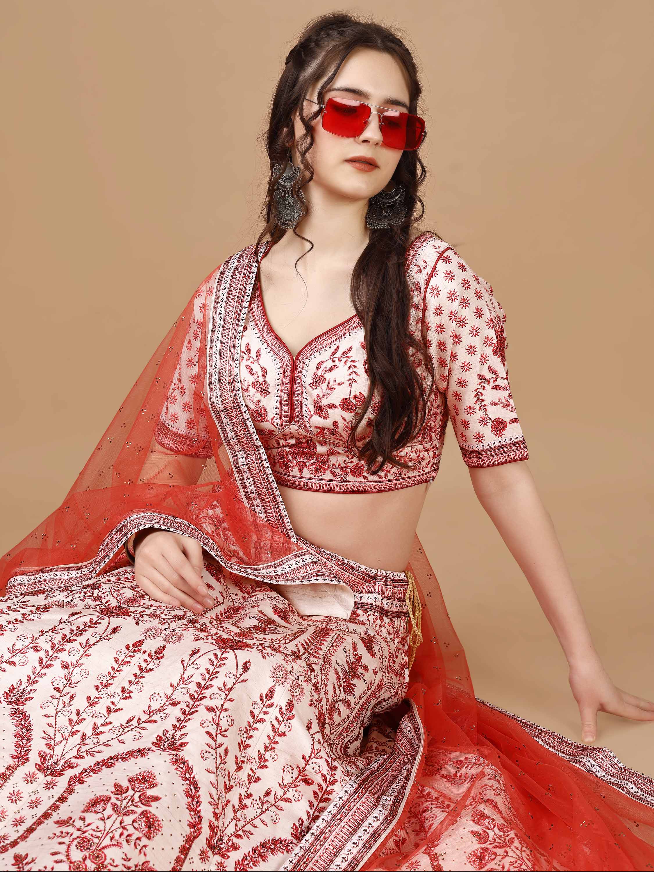 Sparkle & Style: Swarovski Designer Lehengas for Every Occasion - qivii