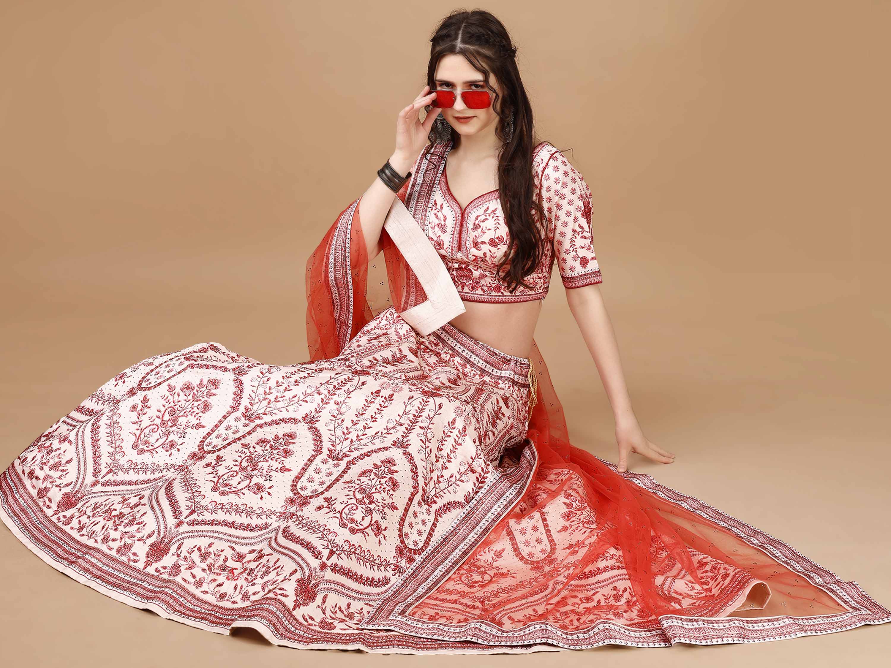 Sparkle & Style: Swarovski Designer Lehengas for Every Occasion - qivii