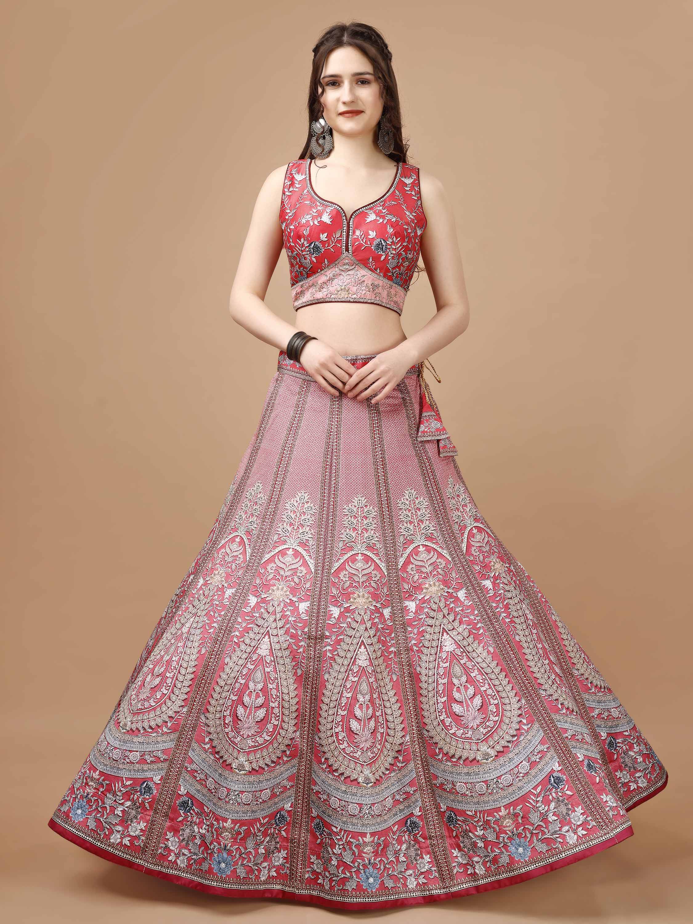 Crystal Radiance: Swarovski Designer Lehenga Collection for Every Occasion - qivii