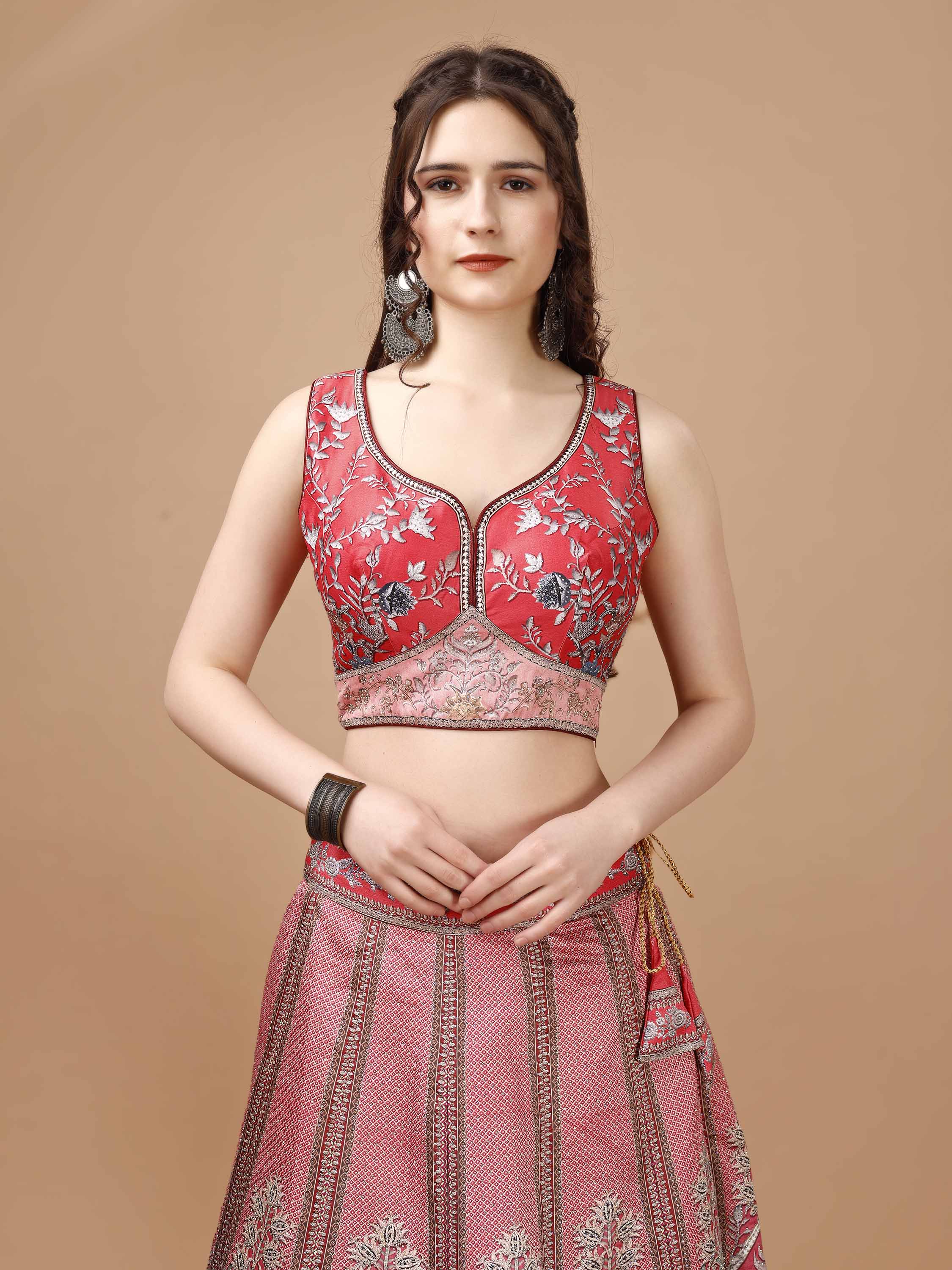 Crystal Radiance: Swarovski Designer Lehenga Collection for Every Occasion - qivii