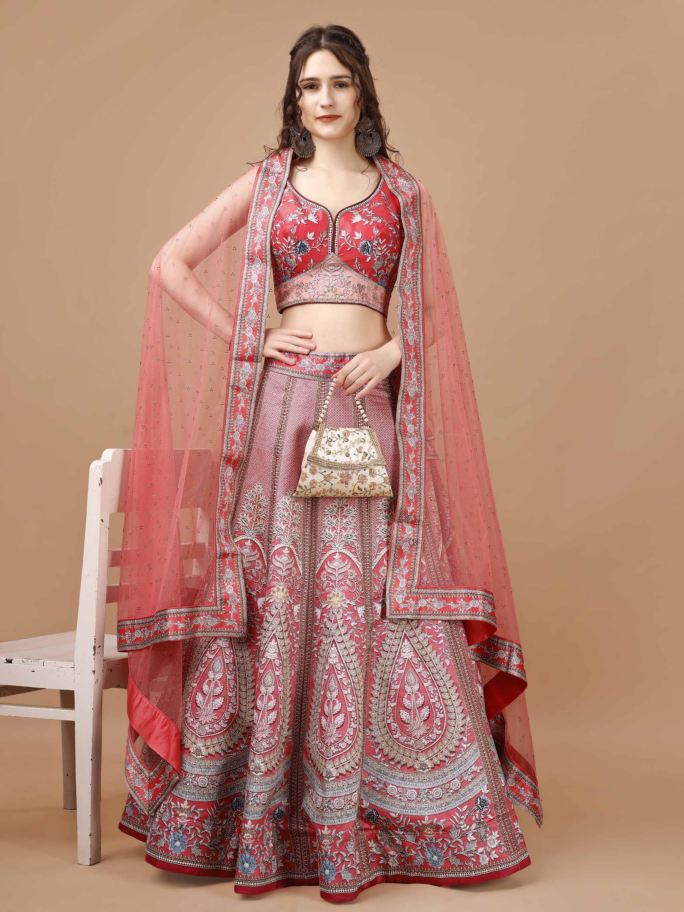 Crystal Radiance: Swarovski Designer Lehenga Collection for Every Occasion - qivii