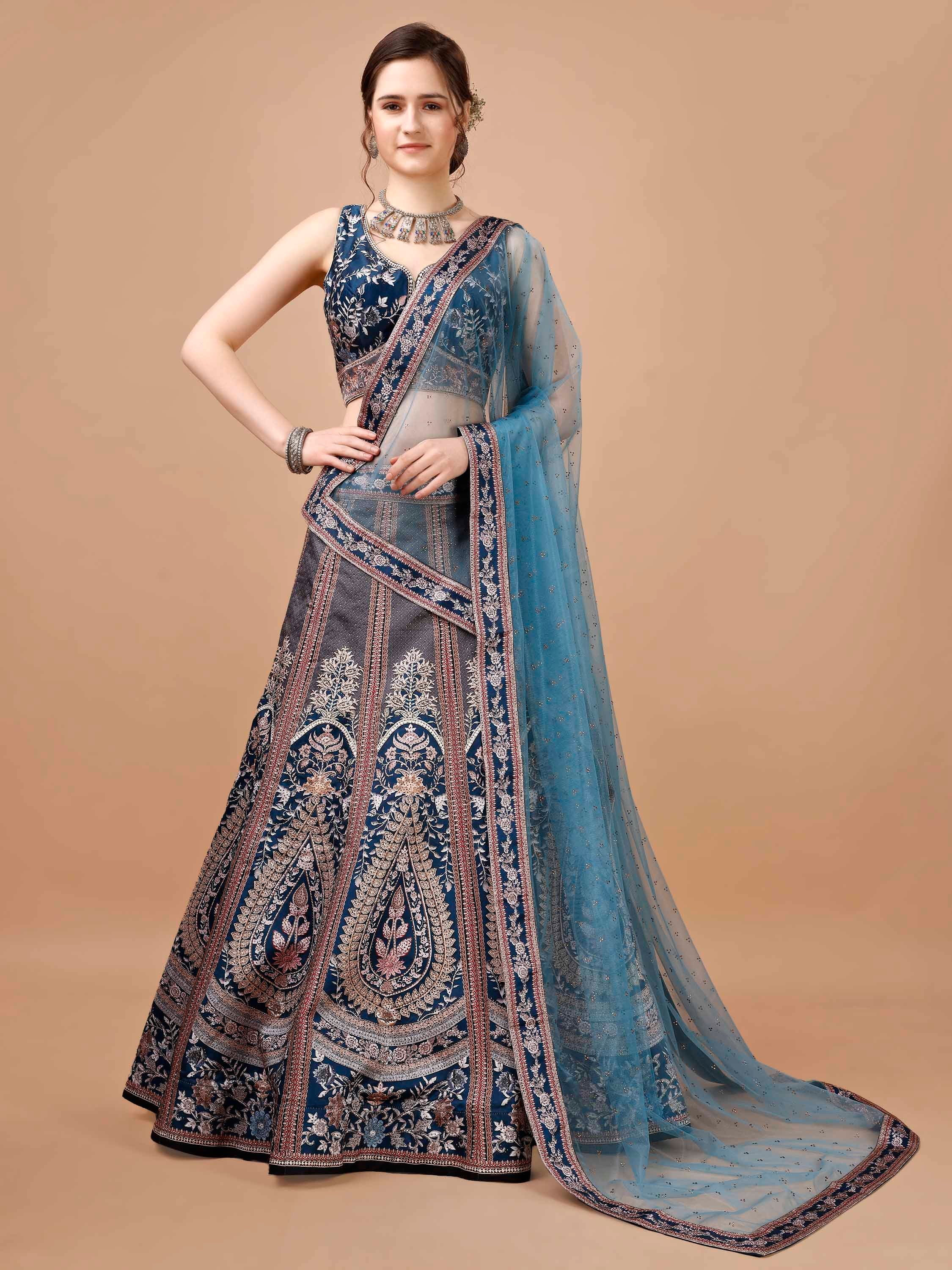 Swarovski Sparkle: Luxe Lehengas for Every Occasion - qivii