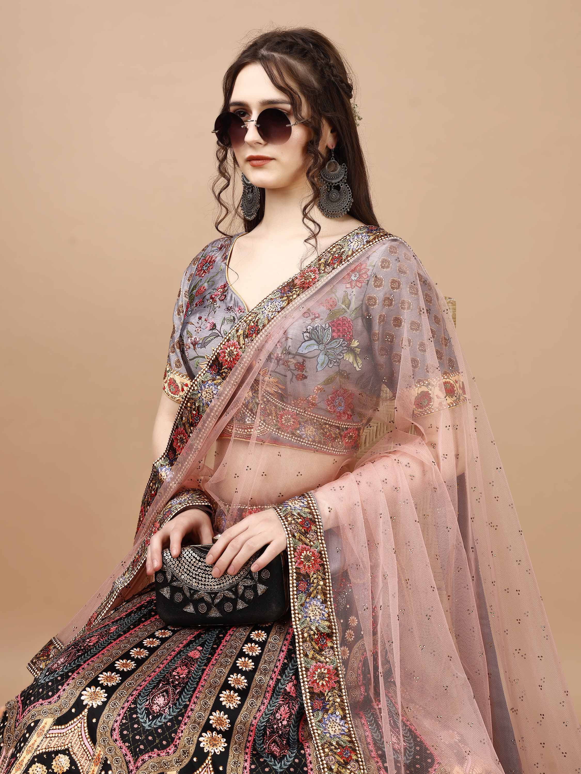 Glimmering Grace: Swarovski Designer Lehengas for Every Occasion - qivii