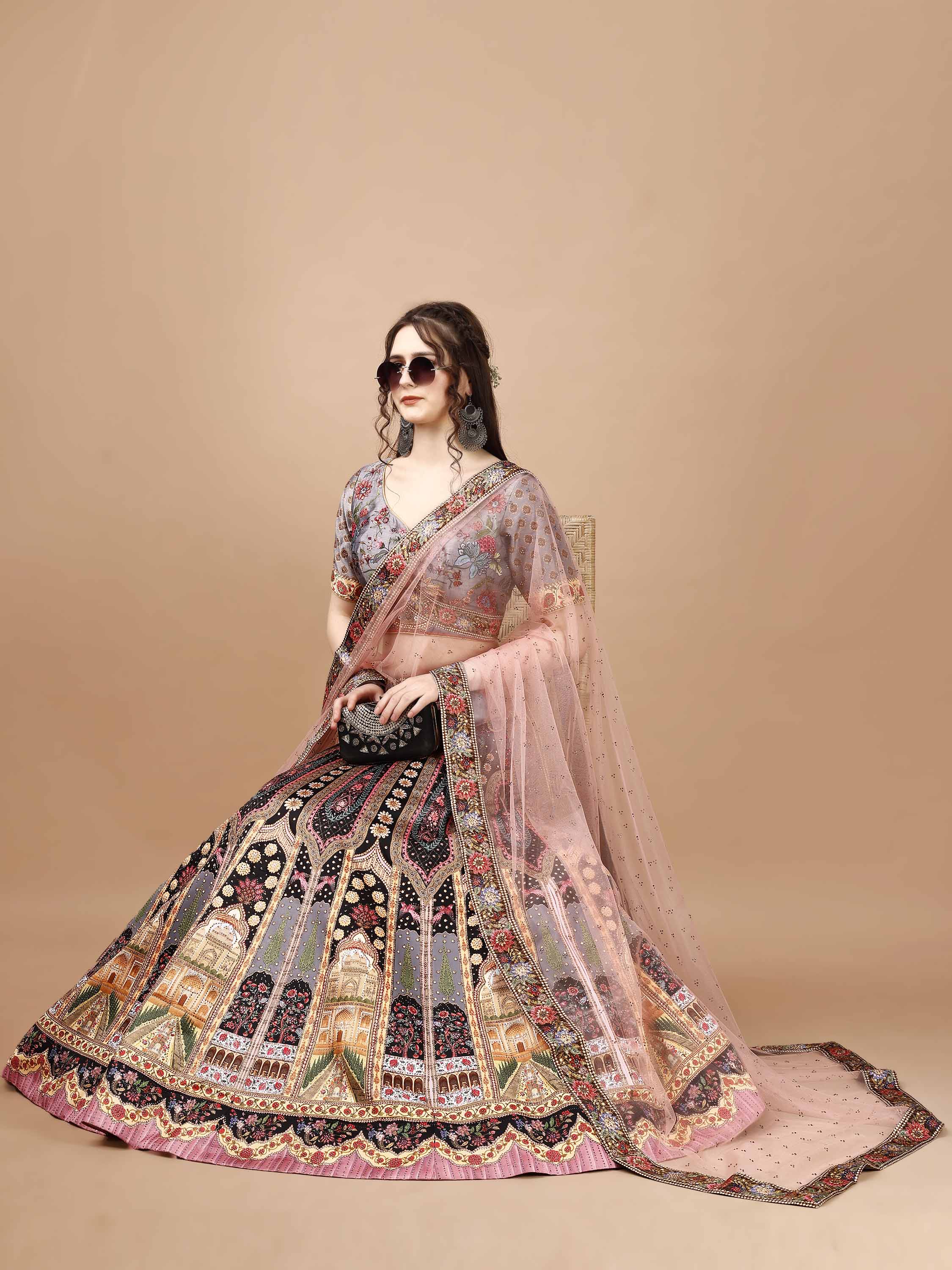 Glimmering Grace: Swarovski Designer Lehengas for Every Occasion - qivii