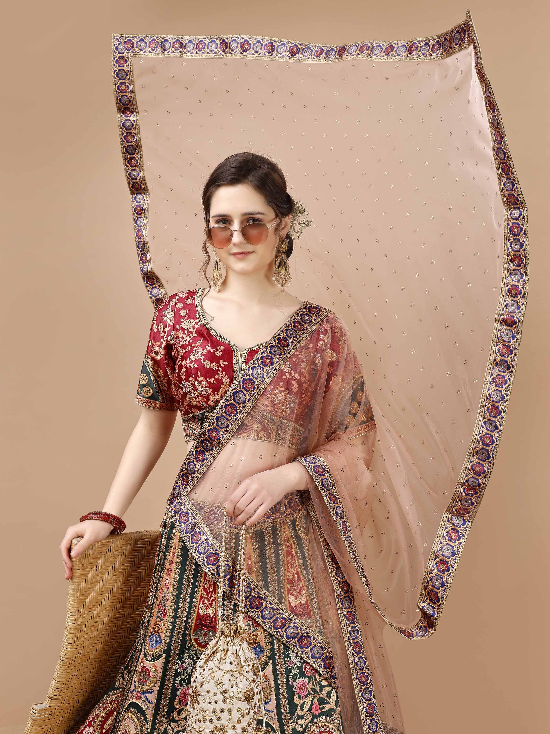 Sparkling Elegance: Swarovski Designer Lehengas for Every Occasion - qivii