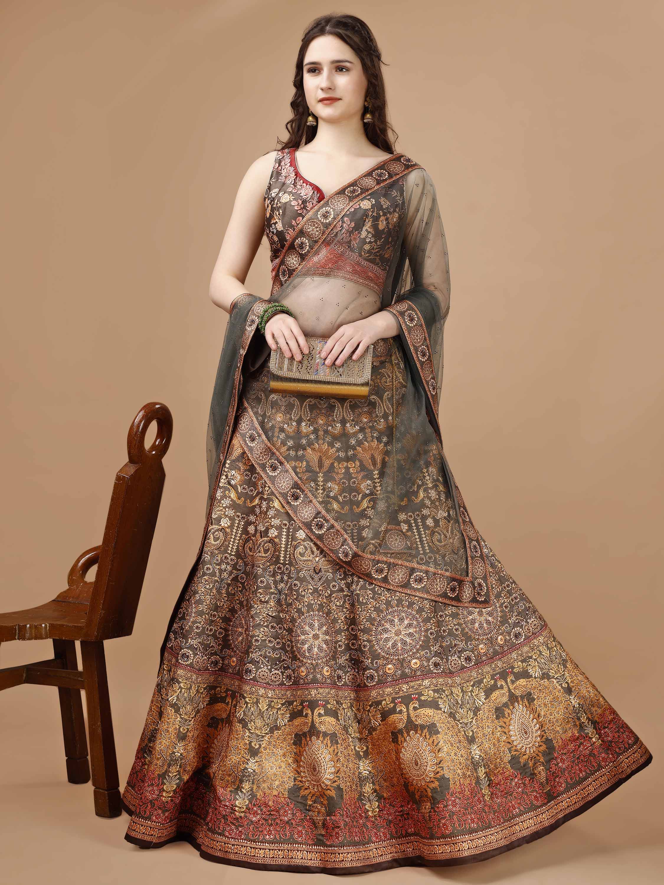 Sparkling Splendor: Swarovski Designer Lehengas for Every Occasion - qivii