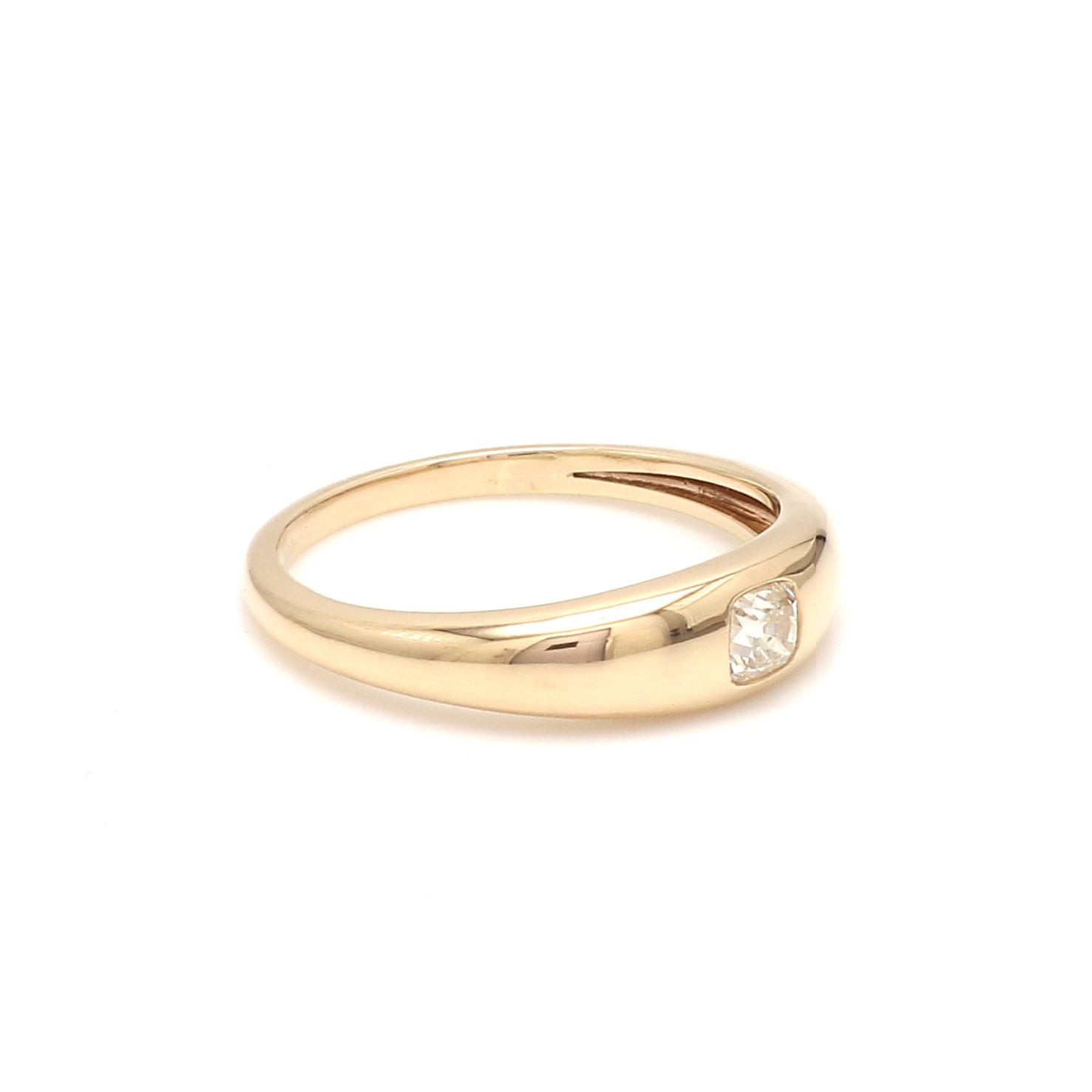 Diamond Cushion Mini Chunky Ring - qivii