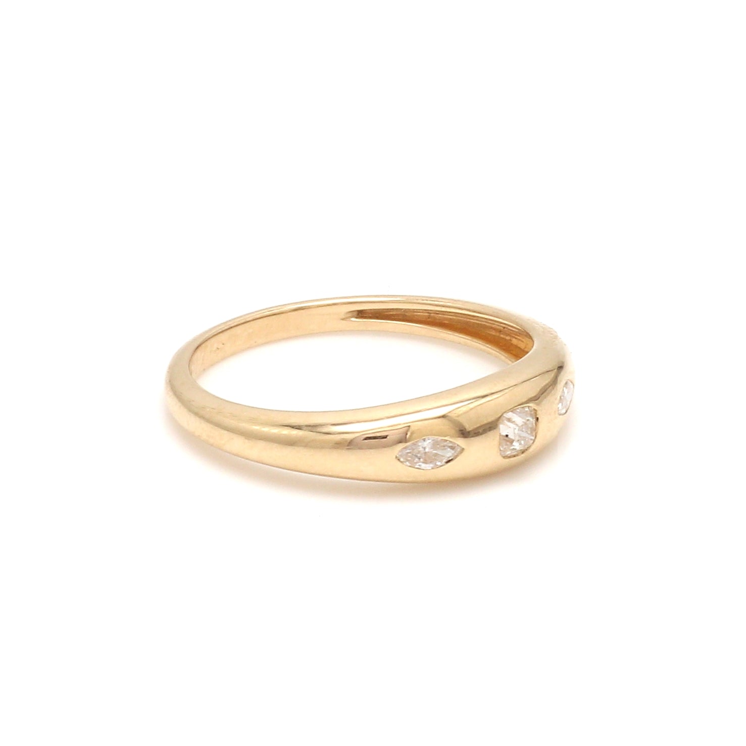 Diamond Cushion Marquise Mini Cushion Ring - qivii
