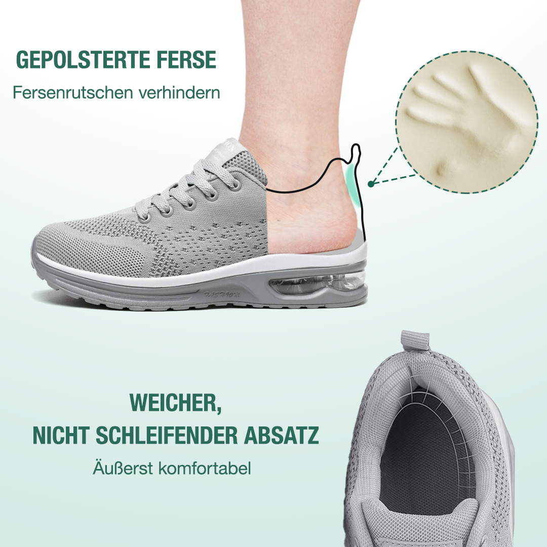 SanoWalk Orthopädische Schuhe - Alles Grau - By Qivii