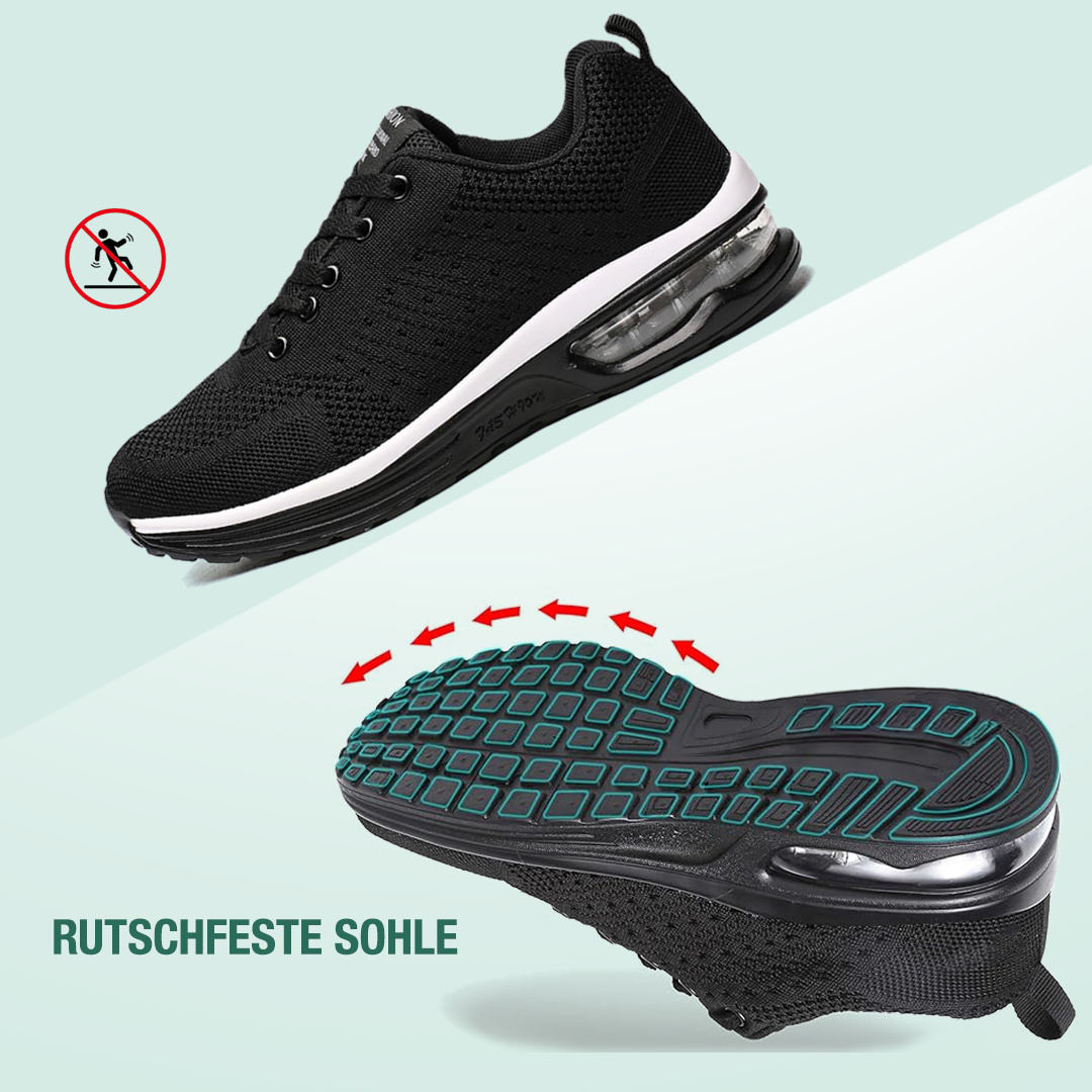 SanoWalk Orthopädische Schuhe - Alles Schwarz - By Qivii