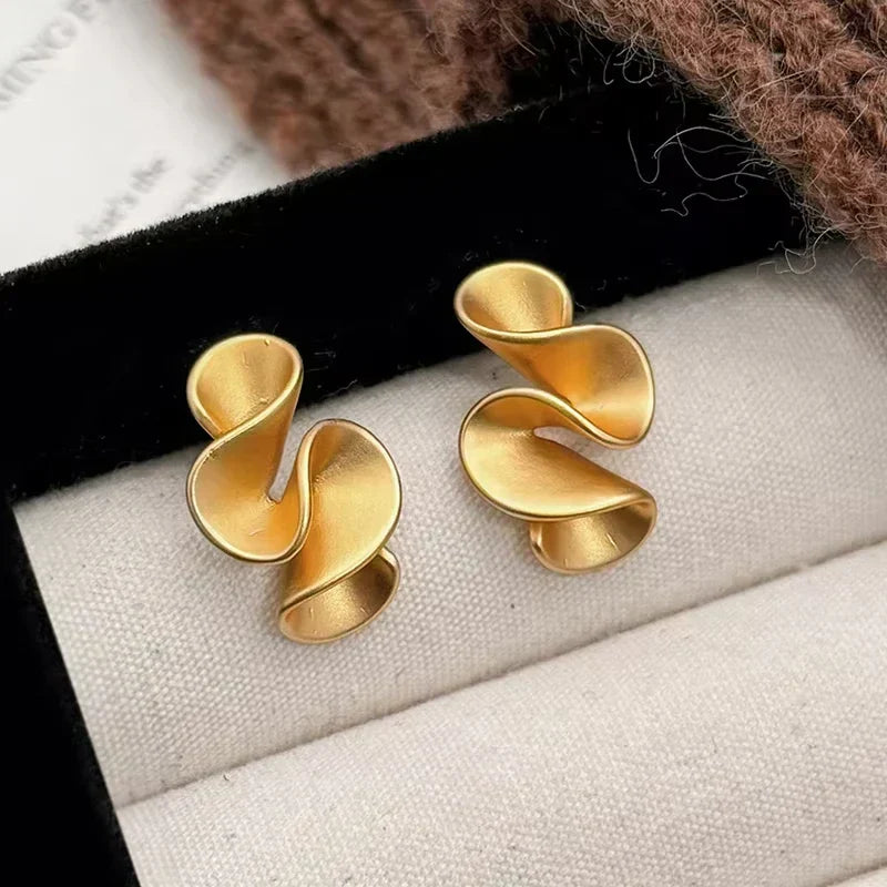 Oorbellen van Zilver en 18K Goud - By Qivii