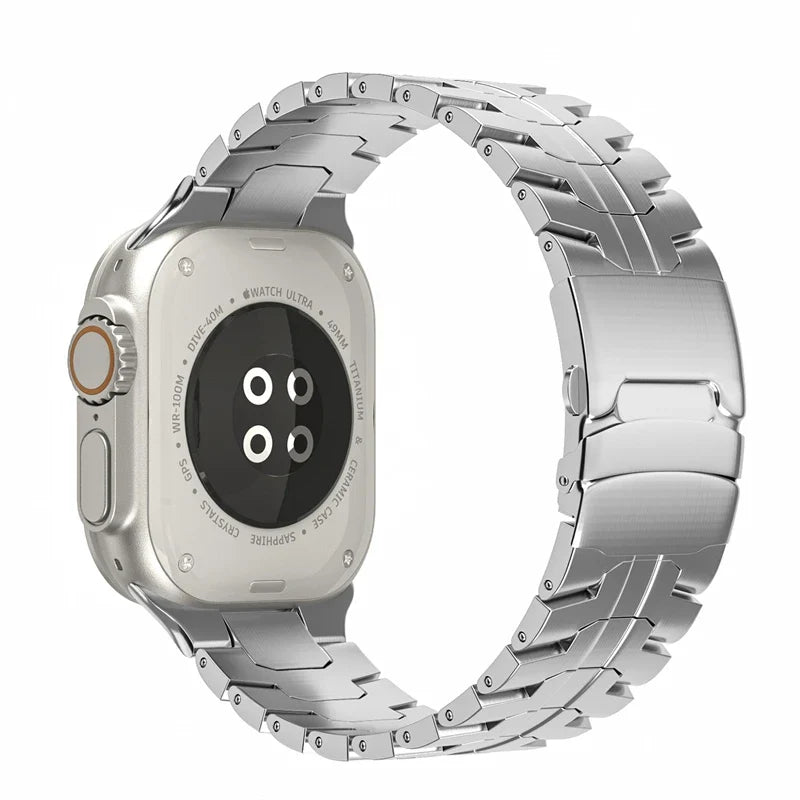 Sterling Steel Apple Watch Band