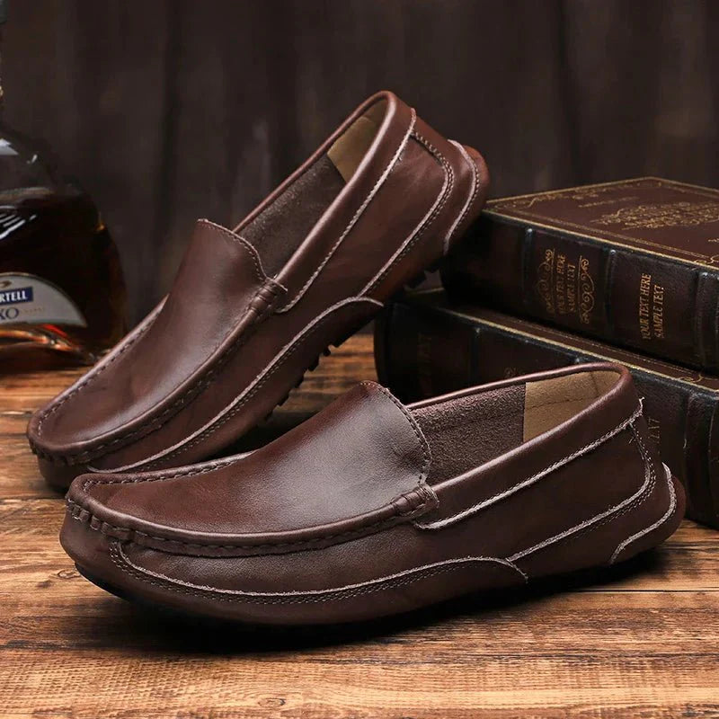 Genuine Leather Moccasins - By Qivii