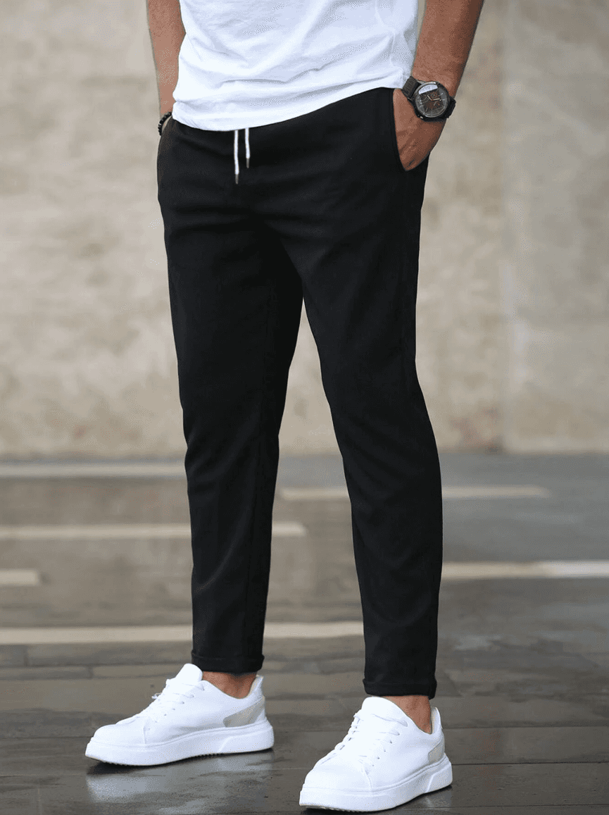 Sol | Luxe Broeken met Elastaan - By Qivii