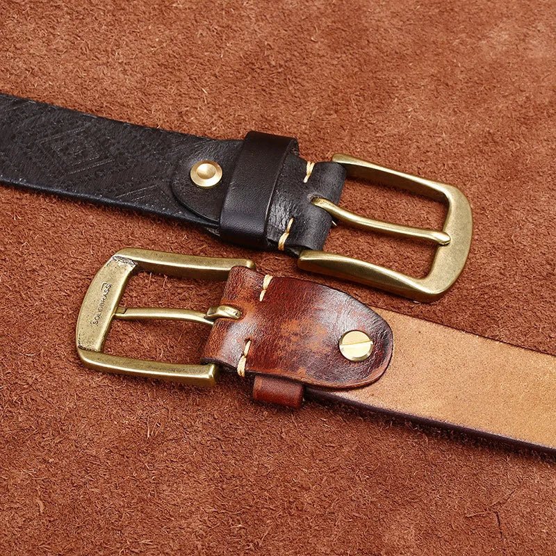 Tribal Leather Belt - By Qivii