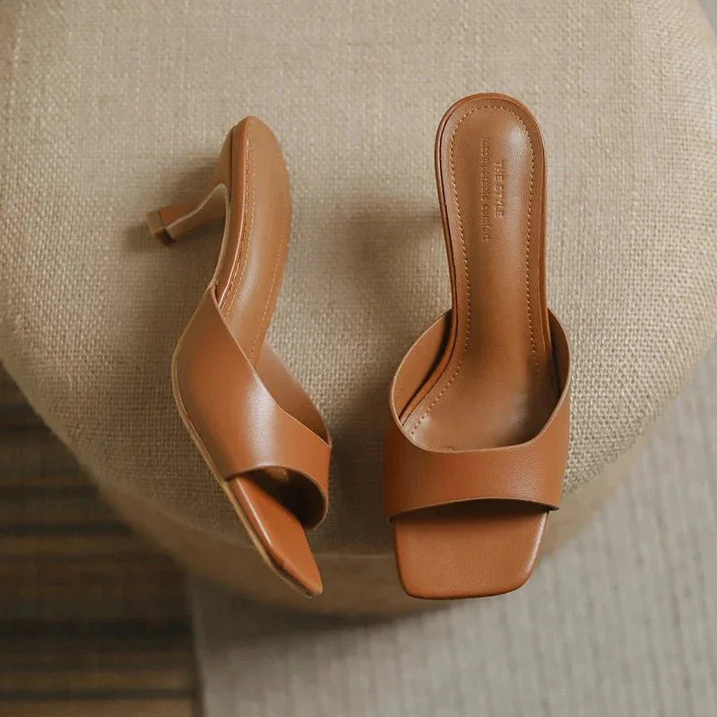 Divine Heel Sandals - By Qivii