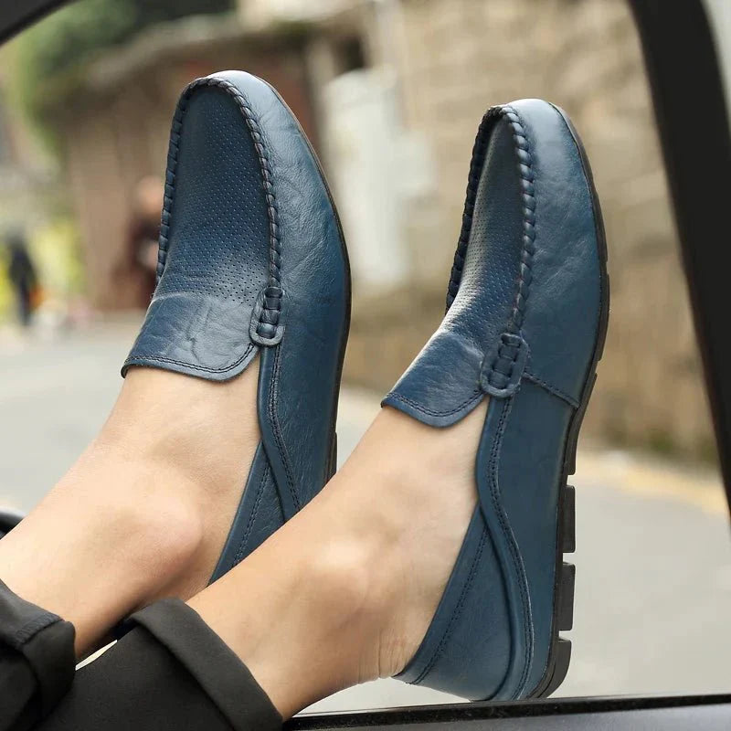 Aero Leather Loafers - By Qivii