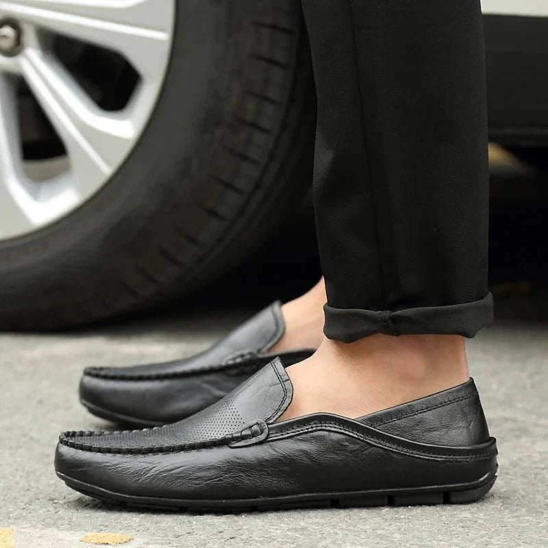 Aero Leather Loafers - By Qivii