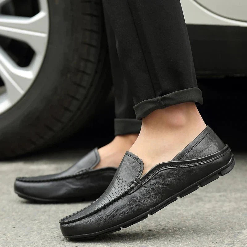 Aero Leather Loafers - By Qivii